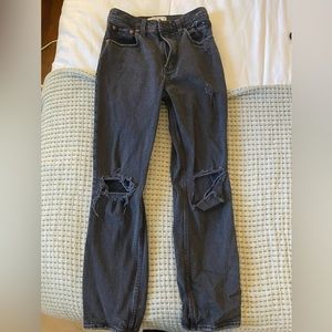 Abercrombie 90s straight ultra high rise